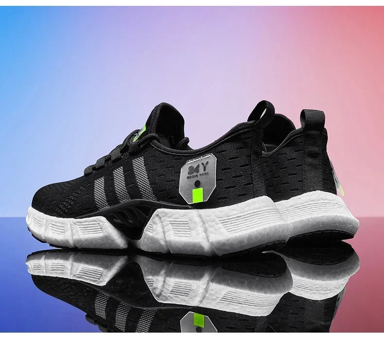 New Fashion Running Sport Shoes Men Sneakers Lightweight Breathable Mesh Comfortable Men's Casual Shoes Outdoor Jogging Zapatos