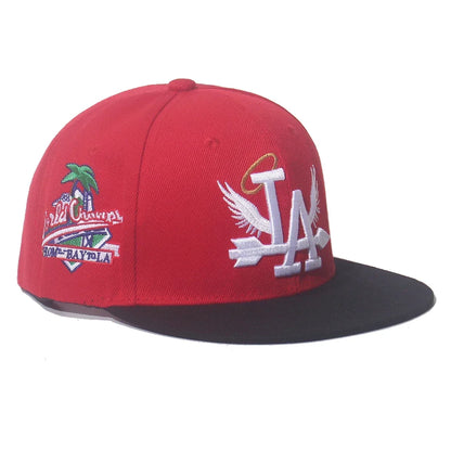 2025 New Letter Wing Side Coconut Tree Embroidery High Quality Street Rap Hip Hop Baseball Hat for Men and Women
