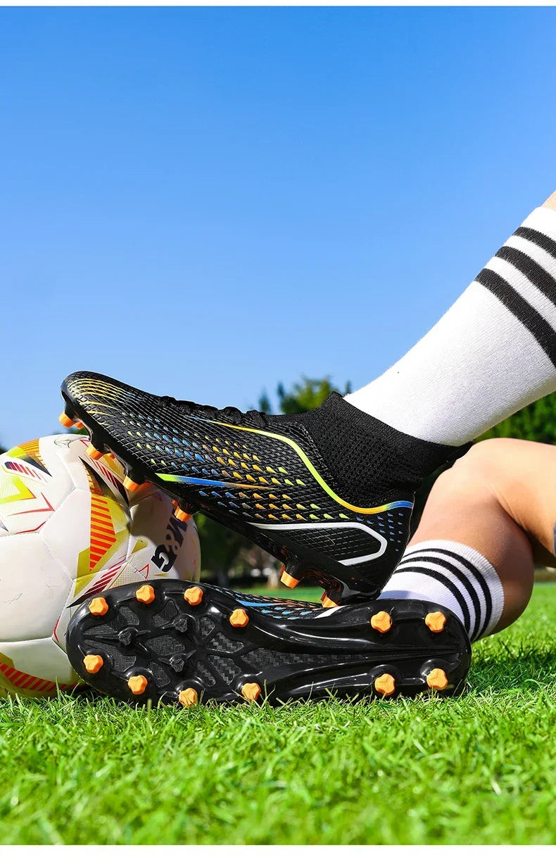 Men's Football Field Boots Ultralight Turf Indoor Society Training Soccer Shoes Cleats for Kids Sneakers TF/FG Football Shoes