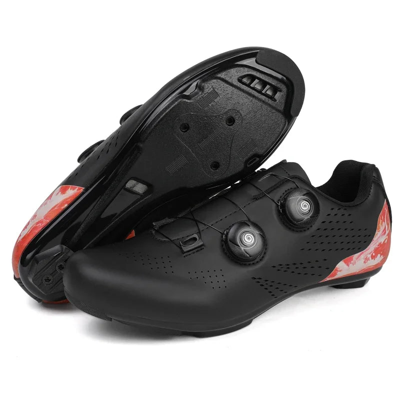 Professioanal Men Road Cycling Sneakers Bike Shoes SPD MTB Sole Flat Racing Speed Trail Mountain Bicycle Footwear Pedal Sports