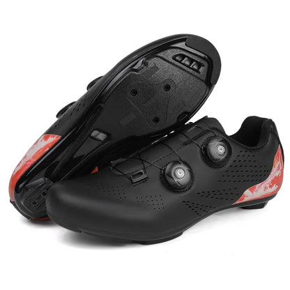 Professioanal Men Road Cycling Sneakers Bike Shoes SPD MTB Sole Flat Racing Speed Trail Mountain Bicycle Footwear Pedal Sports