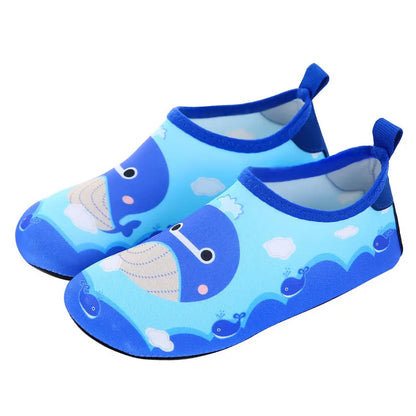 Boys Girls Soft Foldable Water Shoes Kids Beach Summer Outdoor Wading Shoes Swimming Surf Sea Slippers Quick-Dry Aqua Shoes