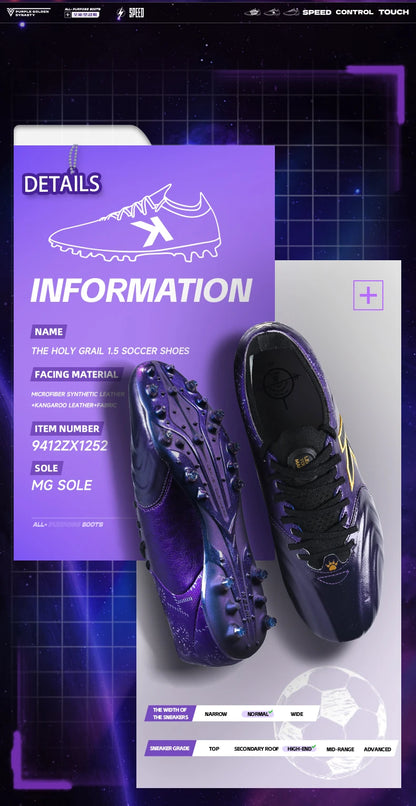 Kelme Kangaroo Leather Mg Soccer Shoes Professional Match Sports Football Shoes Outdoor Anti Slip Football Boots