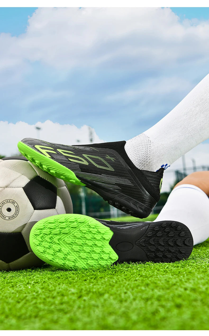 New Men's Soccer Shoes High-Quality Cleats Football Boots Sneakers Hot-Selling Indoor Futsal Non-Slip Match Grass High-Top Outdoor