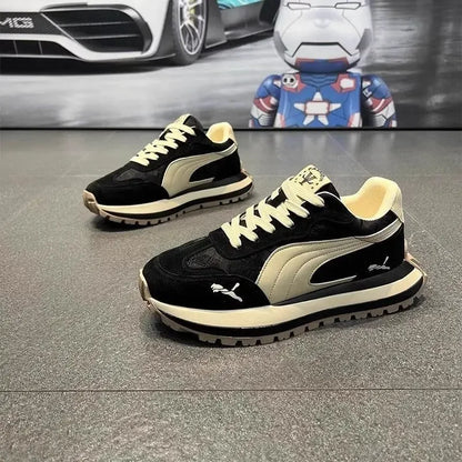 Casual Men's Sports Shoes Summer Casual Thick-Soled Men's Shoes Soft and Comfortable Non-Slip Outdoor Fashion Sneakers