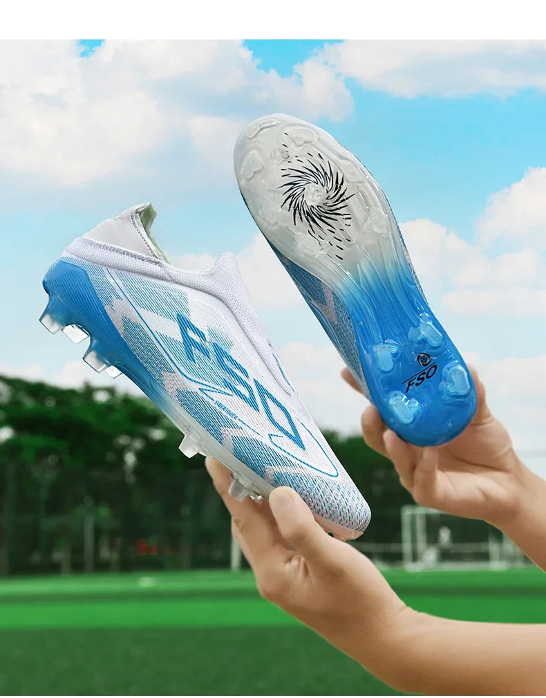 New Men’s Football Boots High-Quality Soccer Shoes Sneakers Match Indoor Non-Slip Grass Cleats High-Top Futsal Hot-Selling Outdoor
