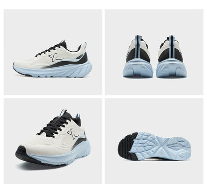 Xtep Male's Running Shoes Lightweight Breathable Shock Absorption Wear-Resistant Durability Cushioning Sneakers 875419110002