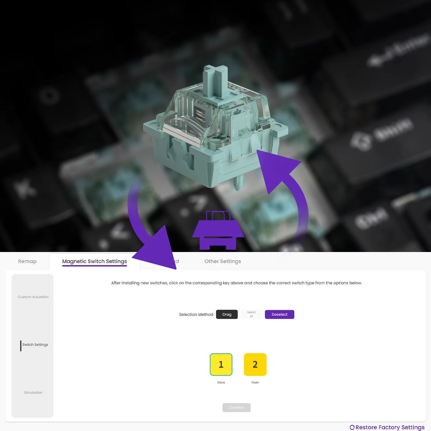 Akko 5075 V3 HE Magnetische Tastatur 75% Custom Mechanische Gaming-Tastatur Rapid Trigger 0.005mm 8K Polling-Rate ARGB