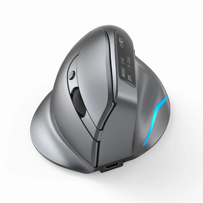 F-36 Ergonomic Vertical Mouse 2.4G+BT1+BT2 Wireless Right Left Hand Computer Gaming Mice Optical USB Mice for Computer Laptop