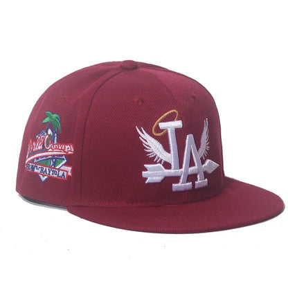 2025 New Letter Wing Side Coconut Tree Embroidery High Quality Street Rap Hip Hop Baseball Hat for Men and Women