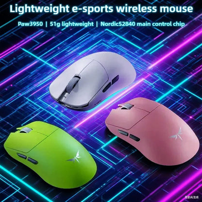 VGN Dragonfly F2 ProMax/Ultra E-Sports-Gaming-Maus 42000DPI 0.125ms für CSGO, Latenz kabelgebunden/kabellos, Dual 8K, 3 Modi, PAW3395/3950