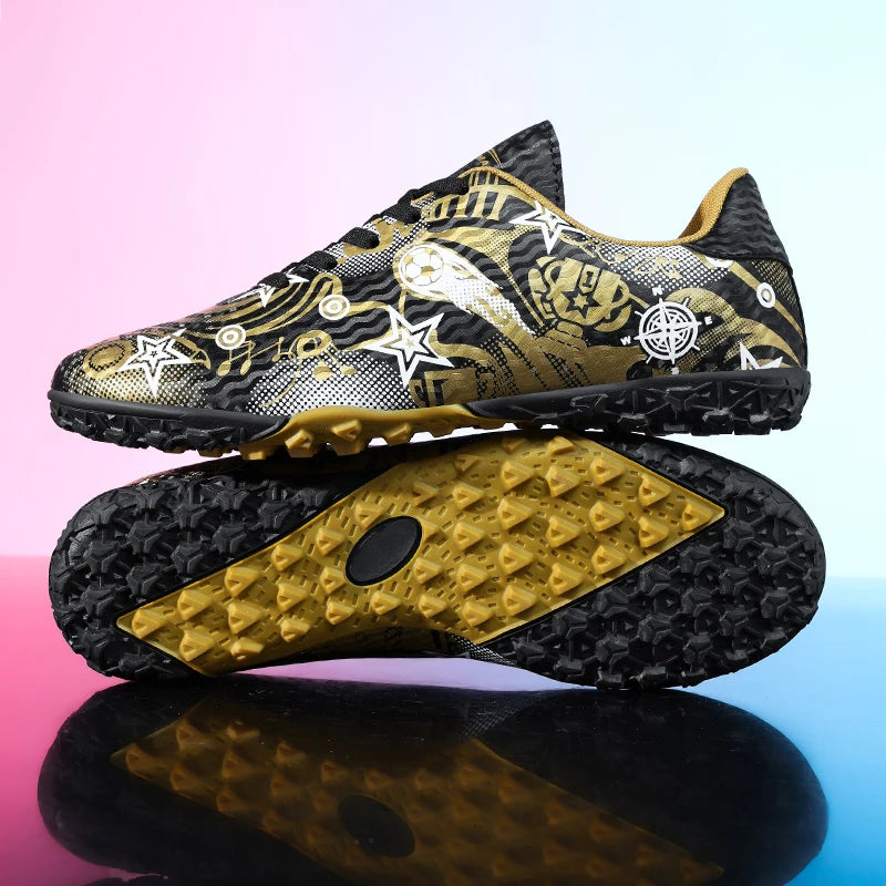 New Men’s Soccer Shoes Boys Original Football Shoes TF/AG Indoor Professional Football Field Boots Society Cleats Sneakers Non-Slip
