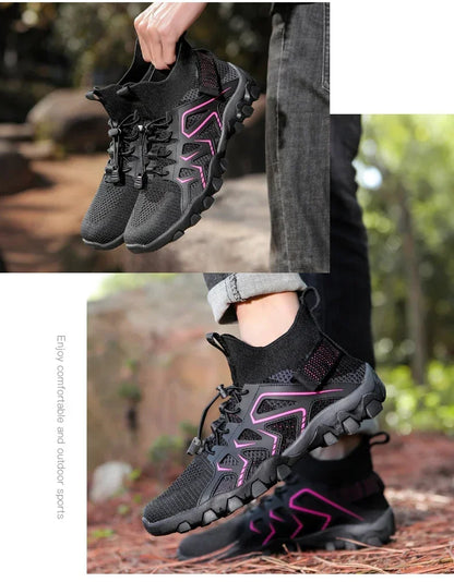 Unisex Breathable Quick-Drying Fishing Water Sport Shoes Summer Upstream Barefoot Aqua Boots Outdoor Non-Slip Women Beach Shoes