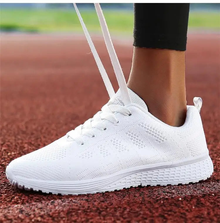 New Arrival Women Flats Footwear Lace-Up Flats Casual Sneakers Women's Soft Zapatos Mujer Plus Size