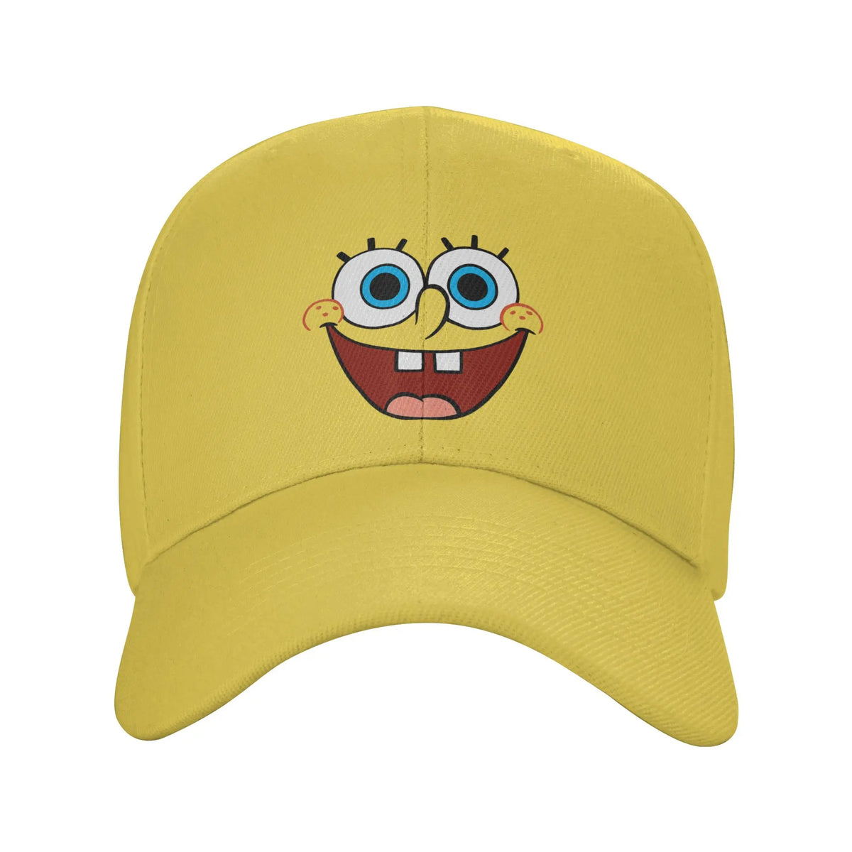Spongebobs Large Smiling Face Sun Baseball Cap  Spring y2k Retro Trucker Hat For Couple Women Tennis Skate Baseball Caps