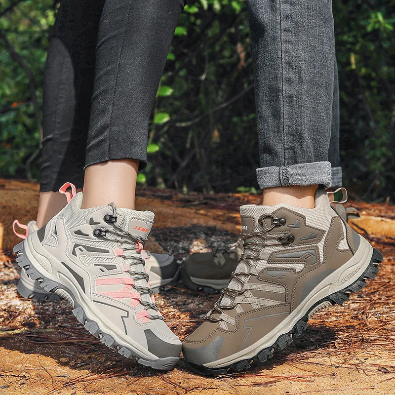 New Women Men Hiking Shoes Outdoor Trekking Sports Climbing Camping Boots Non-Slip Waterproof Walking Jogging Trainers Sneakers