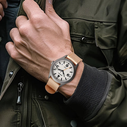 BERNY Aviation Top Titanium Mechanical Men Watch Sapphire AR Coating Supper Luminous 10Bar Sport Watch Titanium Aviation Watches
