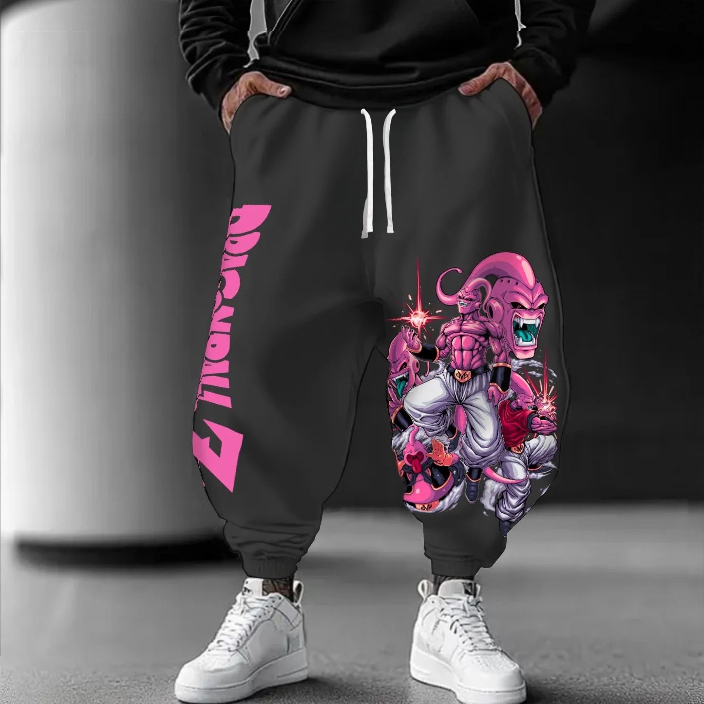 2026 Anime Saiyan Dragon Ball Summer Outdoor Sweatpants Harajuku Trendy Men Women Street Loose Casual Fashion Sports Cuffed Pants