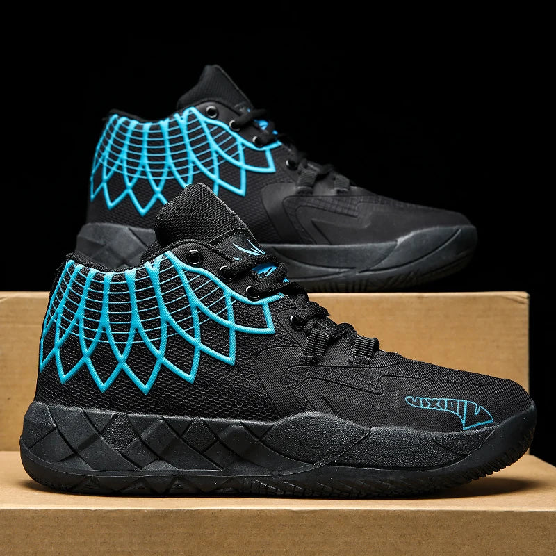 Youth Basketball Shoes for Actual Combat, Outdoor Comfortable Cushioning, Wear-Resistant, Fashionable, Breathable, High Quality