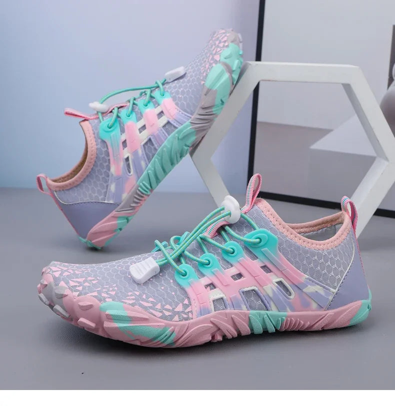 Unisex Quick-Drying Breathable Aqua Shoes Barefoot Beach Footwear for Adults and Kids Gym Outdoor Training Sneakers Size 28-46