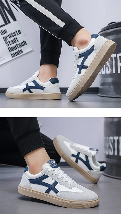 Men’s Casual Shoes New Fashion Lightweight Casual Outdoor Walking Sneakers Anti-Slip Flat Men’s Shoes