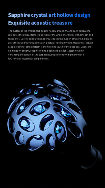 TRN Whale Shark Hybrid Earphones Triple Dynamic + Planar  In-Ear Monitors headphones