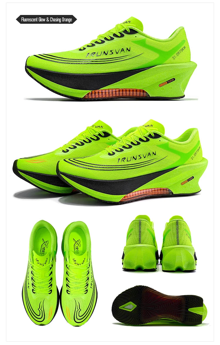 IRUNSVAN Airflow Capsule Sports Shoes Marathon Boardless Training Exclusive Running Shoes for Men and Women 166