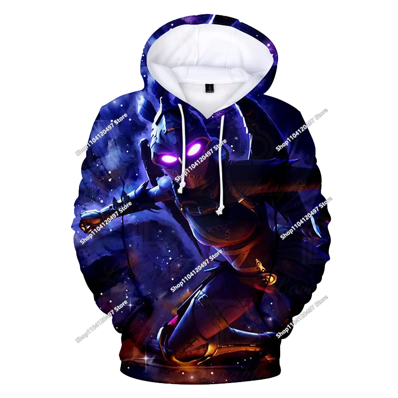 Neues Fortnite 3D-digital bedrucktes Kapuzensweatshirt für Kinder – modischer, trendiger Casual-Pullover, Geburtstagsgeschenk