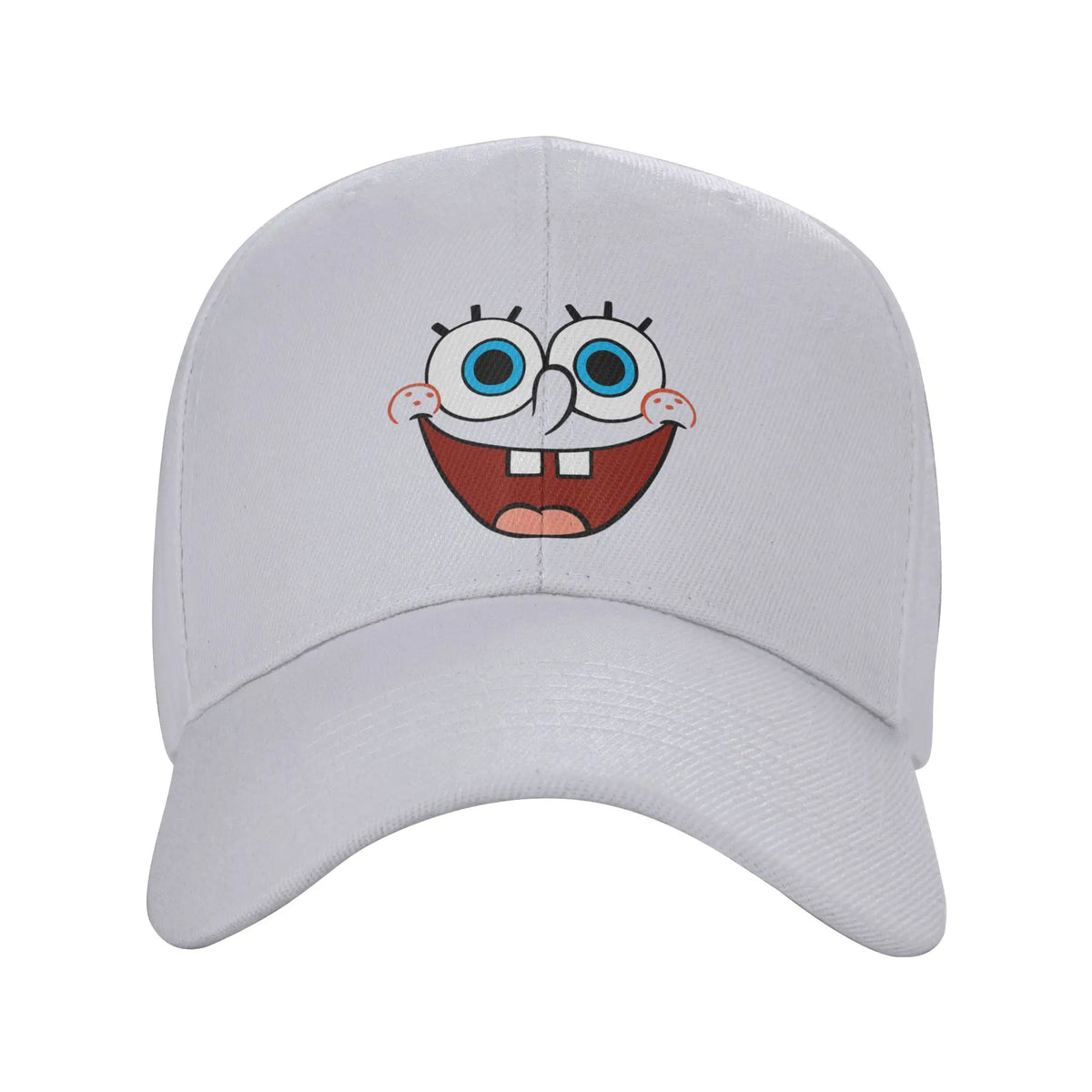 Spongebobs Large Smiling Face Sun Baseball Cap  Spring y2k Retro Trucker Hat For Couple Women Tennis Skate Baseball Caps