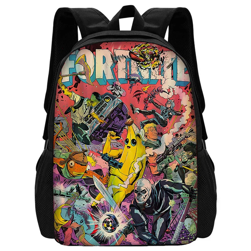 Hot Game Design Fortnite Kid Backpacks Boys and Girls Student Birthday Gift Child School Bags Unisex Camping Durable Rucksack