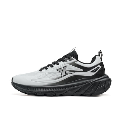 Xtep Male's Running Shoes Lightweight Breathable Shock Absorption Wear-Resistant Durability Cushioning Sneakers 875419110002