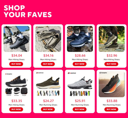 Baasploa Men's Running Shoes Brand, Male Designer Mesh Casual Sneakers, Lightweight Lace-Up New Male Outdoor Sports Tennis Shoes