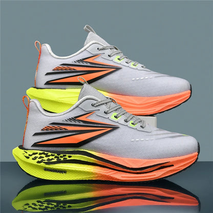 Men's Casual Sport Shoes Air Cushion Running Shoes Breathable Marathon Running Sneakers Durable Outsole Trainer Tennis Walking Shoe