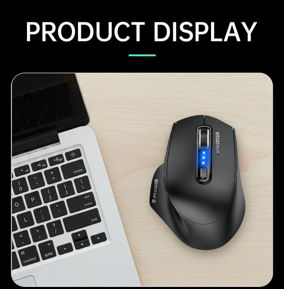Mouse USB cablato con retroilluminazione RGB, silenzioso, ergonomico e DPI regolabile per desktop, laptop, PC, ufficio, gaming, casa e uso quotidiano al lavoro