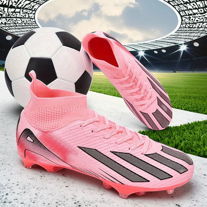 New Men's Soccer Shoes Adult Non-Slip Football Boots Cleats Boys Ultralight Sport Outdoor Comfortable Training Match Grass