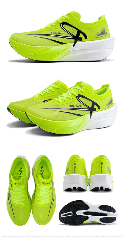 IRUNSVAN Marathon Full-Length Carbon Plate Running Shoes for Men, Cushioned, Shock Absorbent, Triple Rebound Outdoor Road Sports Shoes