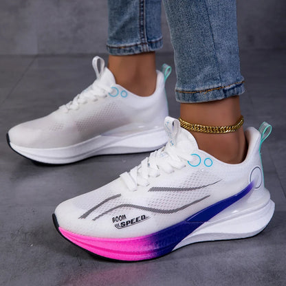 Men's Carbon Board Running Shoes Marathon Long-Distance Running Sports Shoes Support Stable Casual Women's Breathable Running Shoes