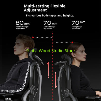 Ergonomic Chair for Desk Office Comfortable Armchair Furniture Chair Design Office Chair on Wheels