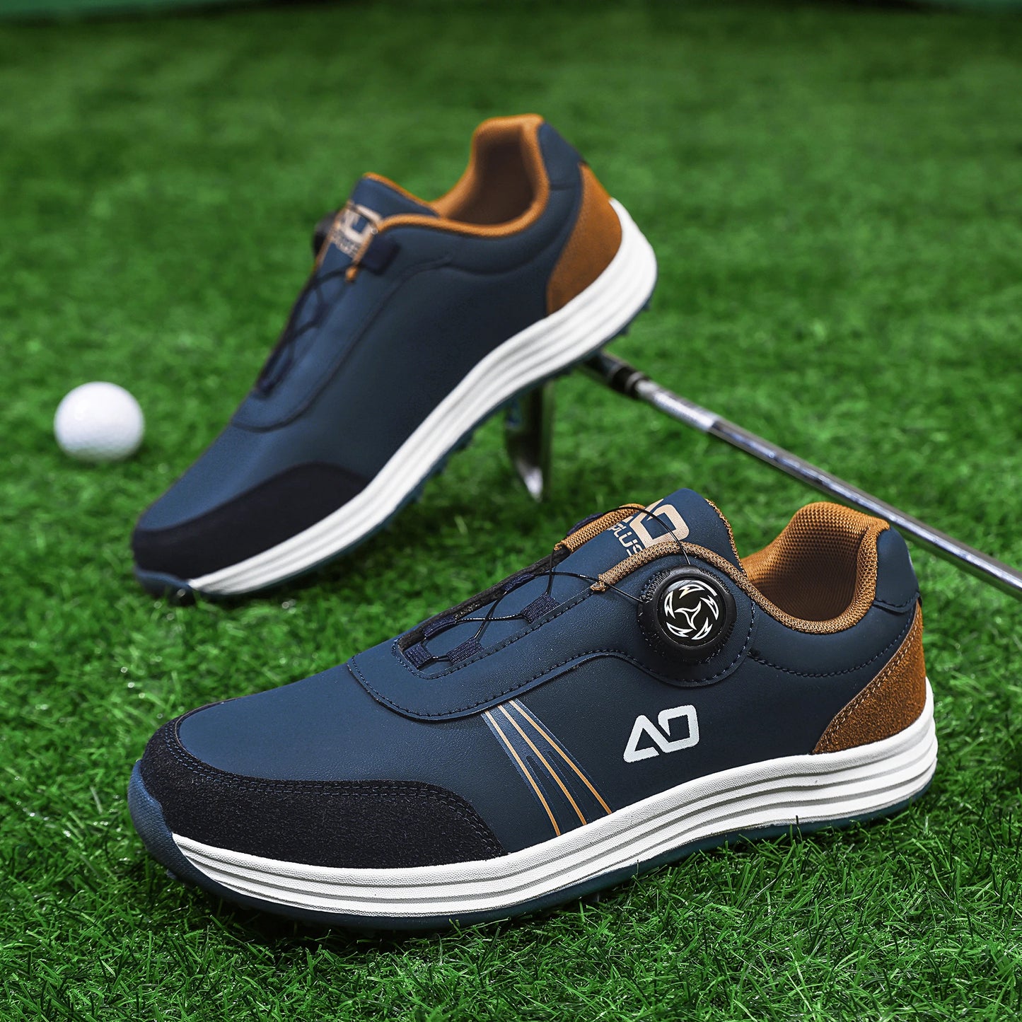Outdoor Golf Shoes, Fashionable New Style Men's and Women's Comfortable Anti-Slip Design Hiking Shoes, Casual Travel Shoes 9