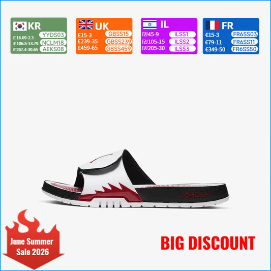 Nike Jordan Fashionable Casual Shoes Breathable Athletic Sandals Open-Toe Flip-Flops 555501-101