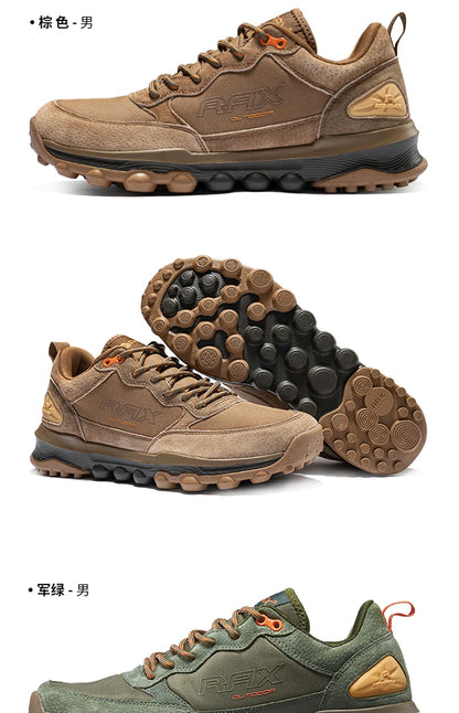 RAX Outdoor Breathable Hiking Shoes Men Lightweight Walking Trekking Wading Shoes Sport Sneakers Men Outdoor Sneakers Male