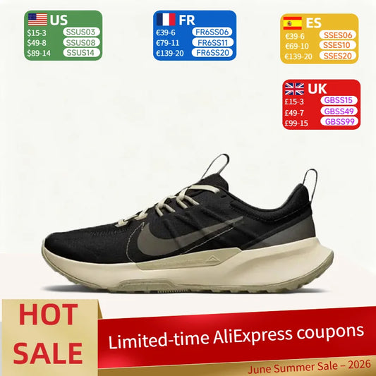Nike Juniper Trail 2: Soft, Stylish, Lightweight, Durable, and Non-Slip Low-Top Trail Running Shoes for Men – Black DM0822-005