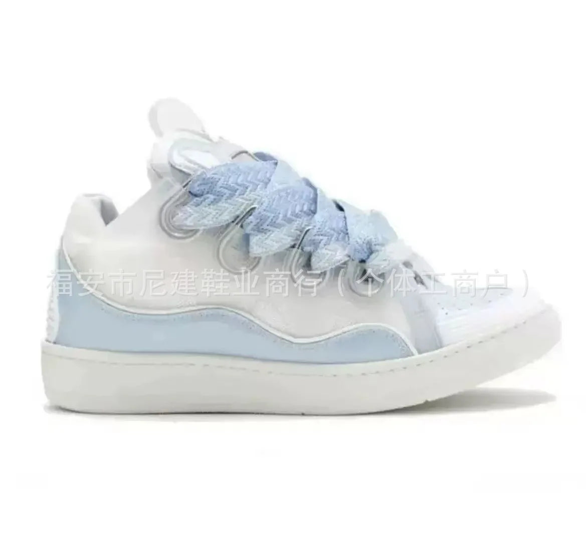 Bequeme Skate-Schuhe mit hohem Absatz, dicker Sohle, lässige sportliche Dad-Bag-Schuhe im vietnamesisch-kambodschanischen neuen Stil, geknotet, zum Hineinschlüpfen