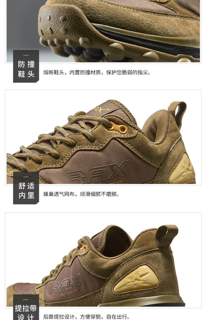 Rax Hiking Shoes Men Outdoor Mountain Antiskid Climbing Sneakers Breathable Lightweight Trekking Boots Sports 2023 Casual Shoes