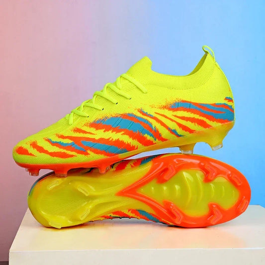 New Men Football Boots Sport Ultralight Non-Slip Outdoor Adult Cleats Match Unisex Soccer Shoes Comfortable Grass High-quality