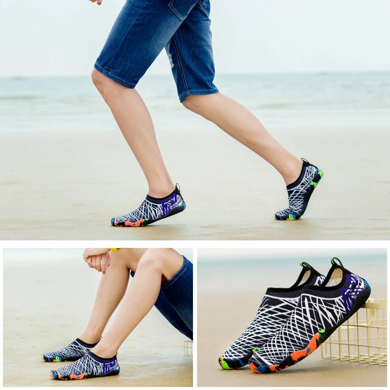2023 Yoga Sports Water Sneakers, Unisex Swimming Aqua Seaside Barefoot Slippers, Surf Upstream Light Quick-Drying Beach Water Shoes