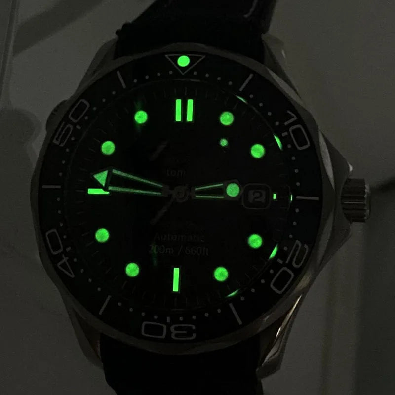 BLIGER Luxury 41mm Mechanical Men's Watch Sapphire Glass NH35AMIYOTA PT5000 Movement Steel Bracelet Ceramic Bezel Date Function