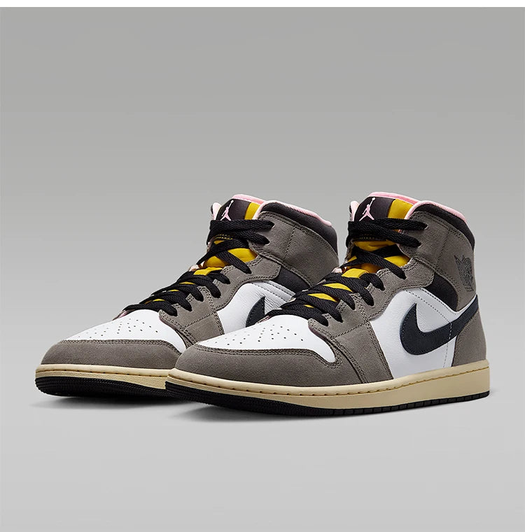 Scarpe sportive da uomo Nike genuine JORDAN mid-top, classiche, leggere e ammortizzate, HQ2011-100