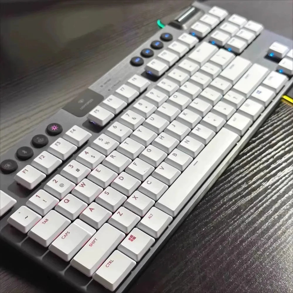 G915 913 TKL G815 G813 Textured Anti Slip Transparent Backlit Keycap, Suitable for Logitech Mechanical Keyboard