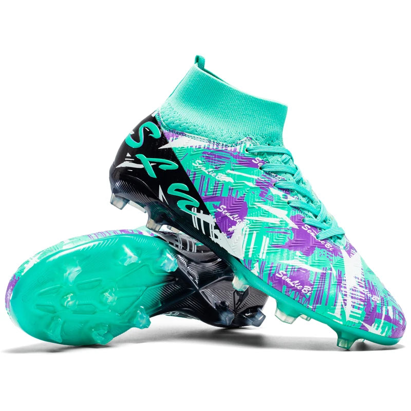 Brand Fashion Football Sneakers for Men and Women Professional Field Boots Big Size 46 Long Spikes Soccer Cleats Men's Football Boots